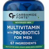 Carbamide Forte Multivitamin for Men | Multivitamin Tablets with Probiotics & Ginseng | Multi vitamin with Probiotics For Immunity & Energy - 120 Veg Tablets